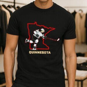 Minnesota Hockey T-Shirt | State Outline | Funny Hockey Tee
